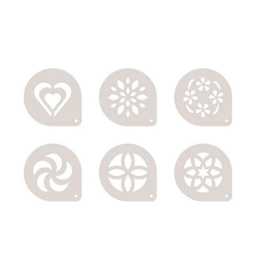 308850 MYDRINK 6 Capucino Stencils12/144