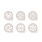 308850 MYDRINK 6 Capucino Stencils12/144
