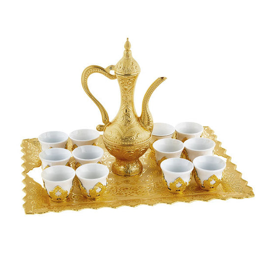 318-K18 12 PEOPLE PORCELIN ZAMZAM SET 4c