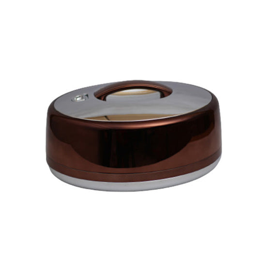 336CH-S 6Ltr Ovl Choclate Silver H-P 6c