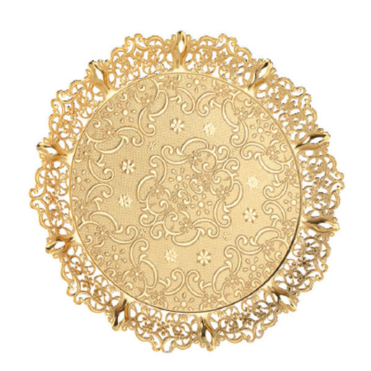 355-6-18 MOTIF ROUND TRAY 20c