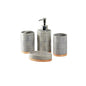 3T-008 (G0437) 4Pcs Bath Set Gray 18c