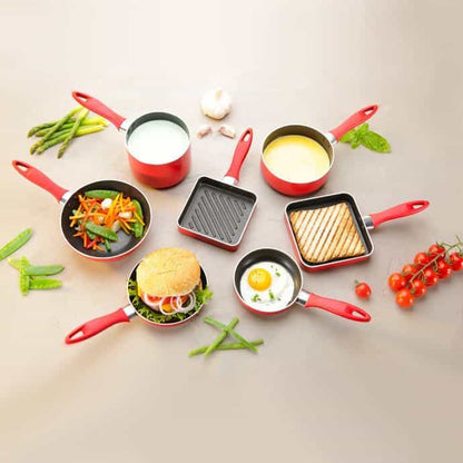 594000 PRESTO Mini Frypan Round RED 48c