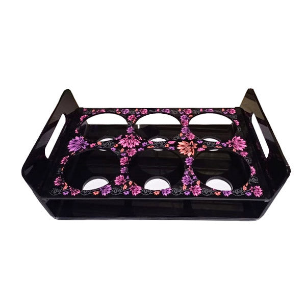 6 in 1 Glass Holder,Dashing Blk URBAN 6c