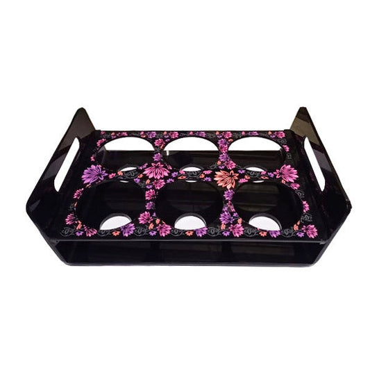6 in 1 Glass Holder,Dashing Blk URBAN 6c