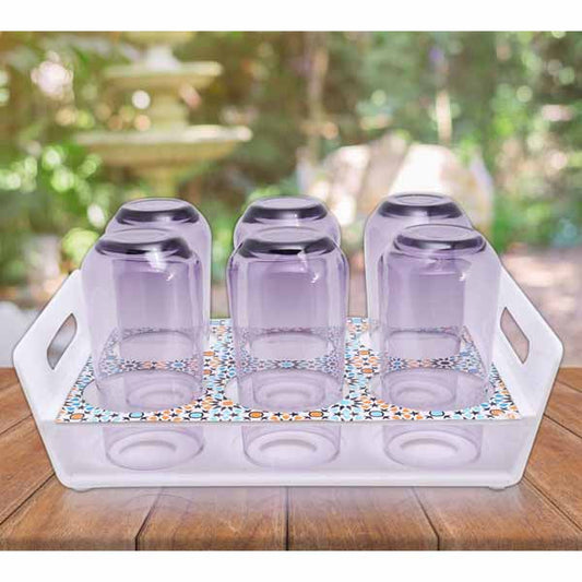 6 in 1 Glass Holder,Milky White URBAN 6c