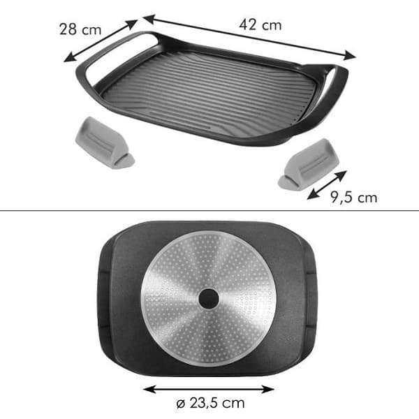 605068 GRILLING PAN 42x28 CM SMARTCLI 4c