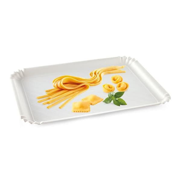 630700 Tray 35x25cm White 3p Delicia 24c