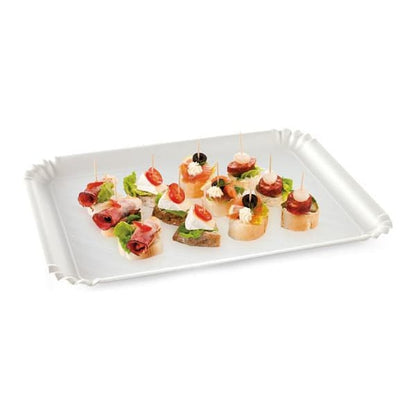 630700 Tray 35x25cm White 3p Delicia 24c