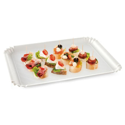 630701 Tray 42x31cm White 2p Delicia 24c