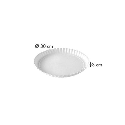 630703 Tray 30cm White 3p Delicia 24c
