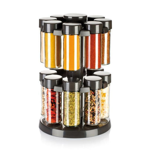 657068 16pcs Spice Jar Rotating Stand 6c