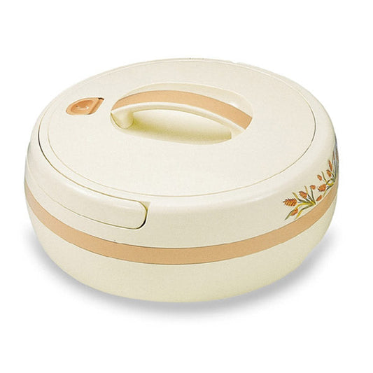 663 3Ltr Round Beige/Wheat HotPot 6c