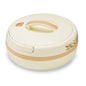 663 3Ltr Round Beige/Wheat HotPot 6c