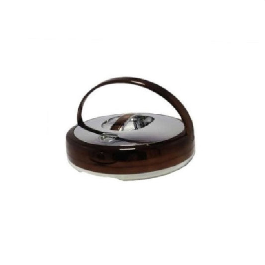 663CH-S 3Ltr Rd Choclate Silver H-P 6c