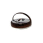 663CH-S 3Ltr Rd Choclate Silver H-P 6c