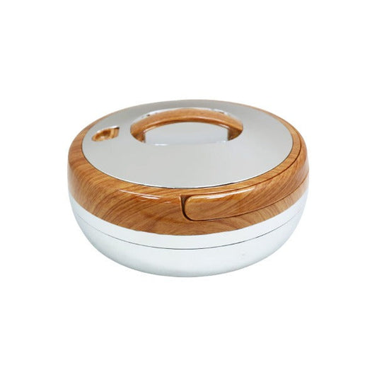663LW/S 3Ltr Round L-Wood+Silver H-P  6c