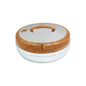 663LW/S 3Ltr Round L-Wood+Silver H-P  6c