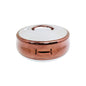 664CH-S 4Ltr Rd Choclate Silver H-P 6c