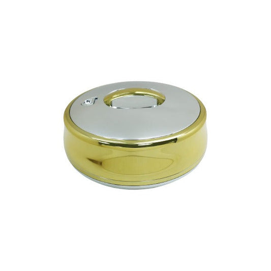 664G/S 4Ltr Round Gold+Silver HotPot 6c