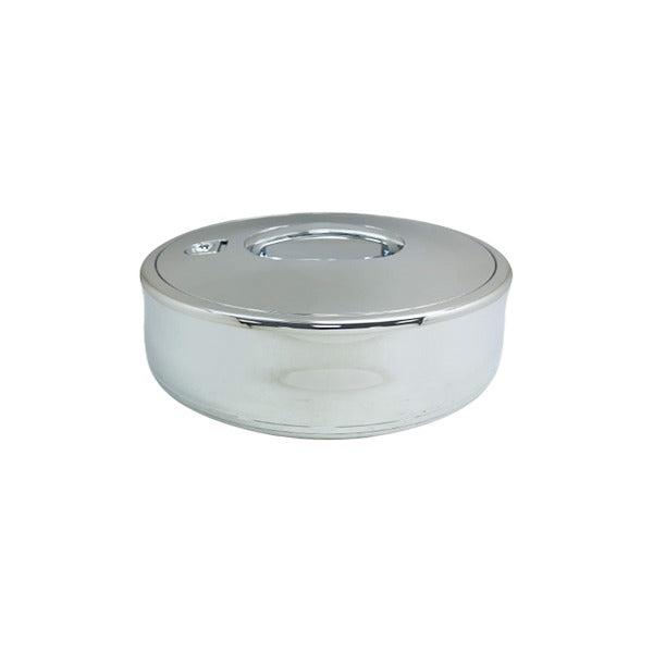 664S-S 4Ltr Round Silver Hot Pot 6c