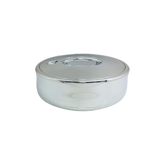 664S-S 4Ltr Round Silver Hot Pot 6c