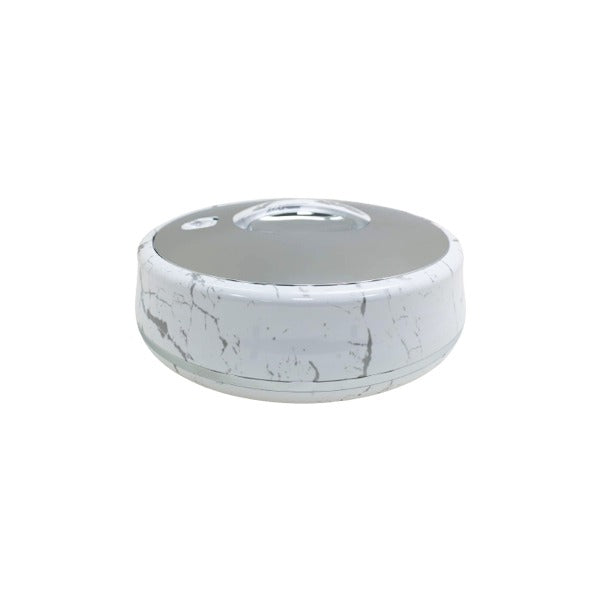 664WS/S 4Ltr Round White Silver 6c