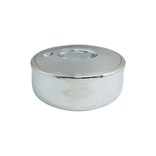 665S-S Round Full Silver Hot Pot 6c