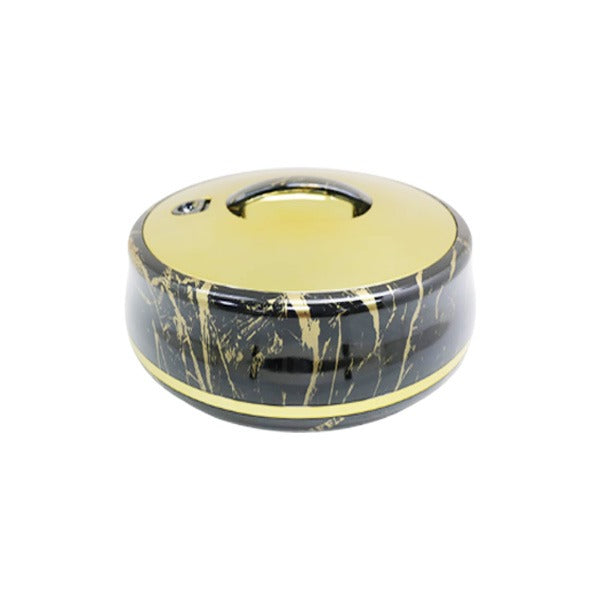 666ZG/G 6Ltr Round Black+Gold HotPot 6c