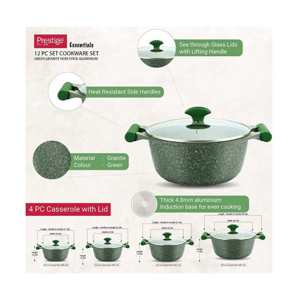 80963 PRESTIGE ESSENTIALS 12PC GREEN 2c