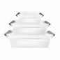 81110-DecoBela 3Pcs Lockable Storage 24c