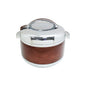 887CH-S 4Ltr Chocolate+Silver H-p 4c
