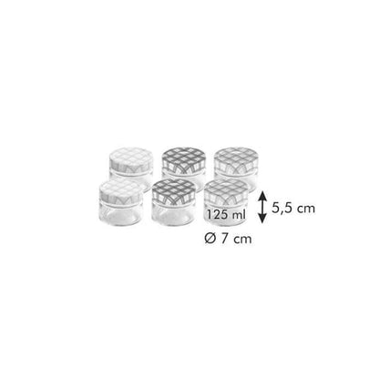 895110 PreservingJar125ml 6pDellacas 12c