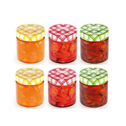 895112 PreservingJar200ml 6pDellacas 8c