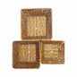 GG01-1 3PCS SquareCHINA FRUIT BASKET 40c