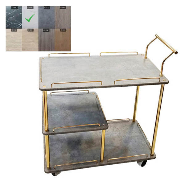 909-E02 WhiteMarble  Trolly 1c
