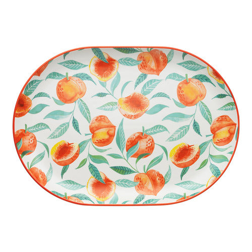 EC1552 Ecology Apricot Lrg Ovl Platr 8c