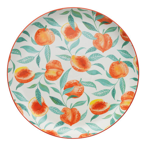 EC1553 Ecology Apricot Lge Rond Platr 8c