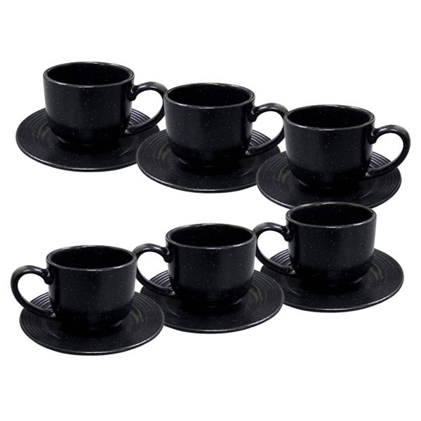 A40-8 220ml 6Pcs Cup&Saucer Set 8c