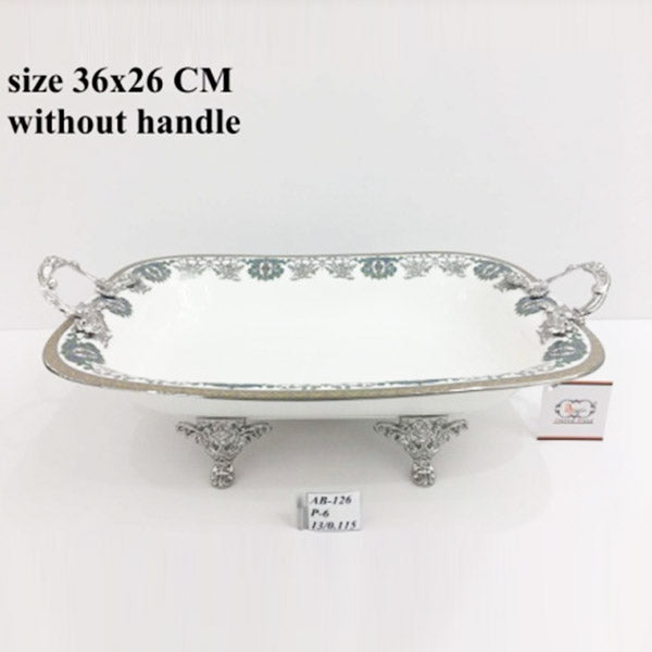 AB-126 Serving Dish Sqr 36x26cm 6c