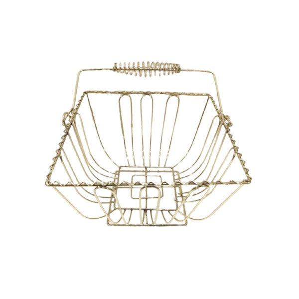 BA-8805 Fruit Basket SQ  Gold 36c