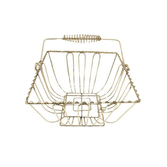 BA-8805 Fruit Basket SQ  Gold 36c