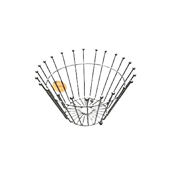BA-8823 Frut Baskt RoundRings S/SGold45c