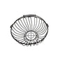 BA-8809 FruitBasketRound Metalic Blck30c