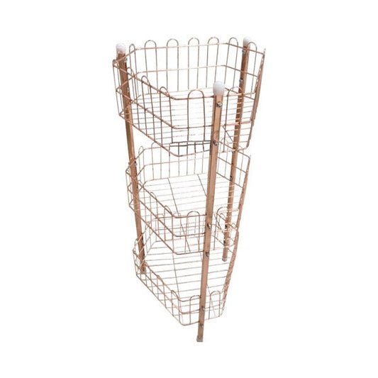 BA-8812 Daimond Vegtablbasket RG 3Layer