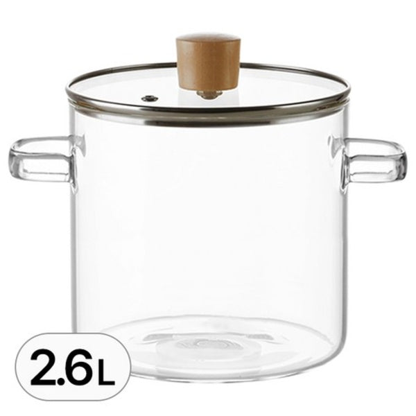 BG45122 Glass Pot 13x15cm Clear 18c