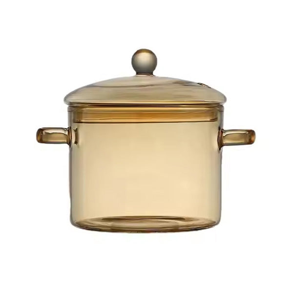 BG45147 Amber Glass Pot 1.5L 36c