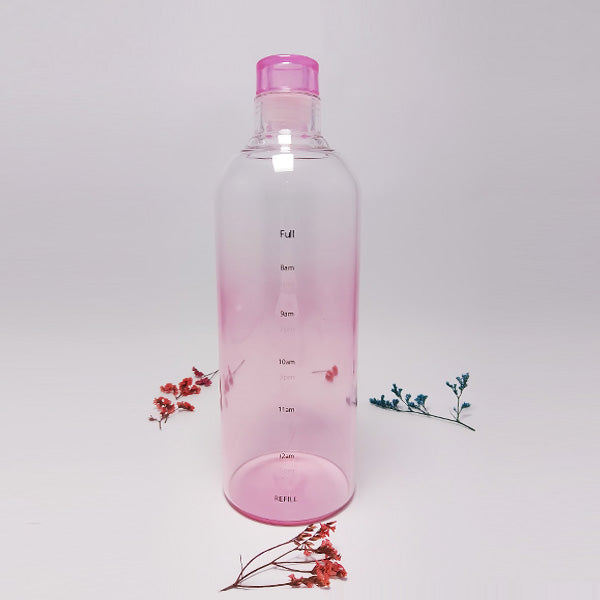 BG45165 1L PP Cap Glass Bottle Pink 30c