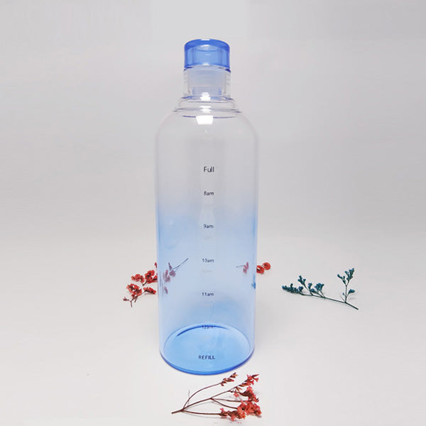 BG45167 1L PP Cap Glass Bottle Blue 30c