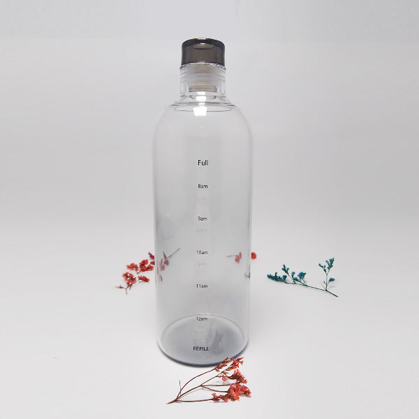 BG45168 1L PP Cap Glass Bottle Black 30c